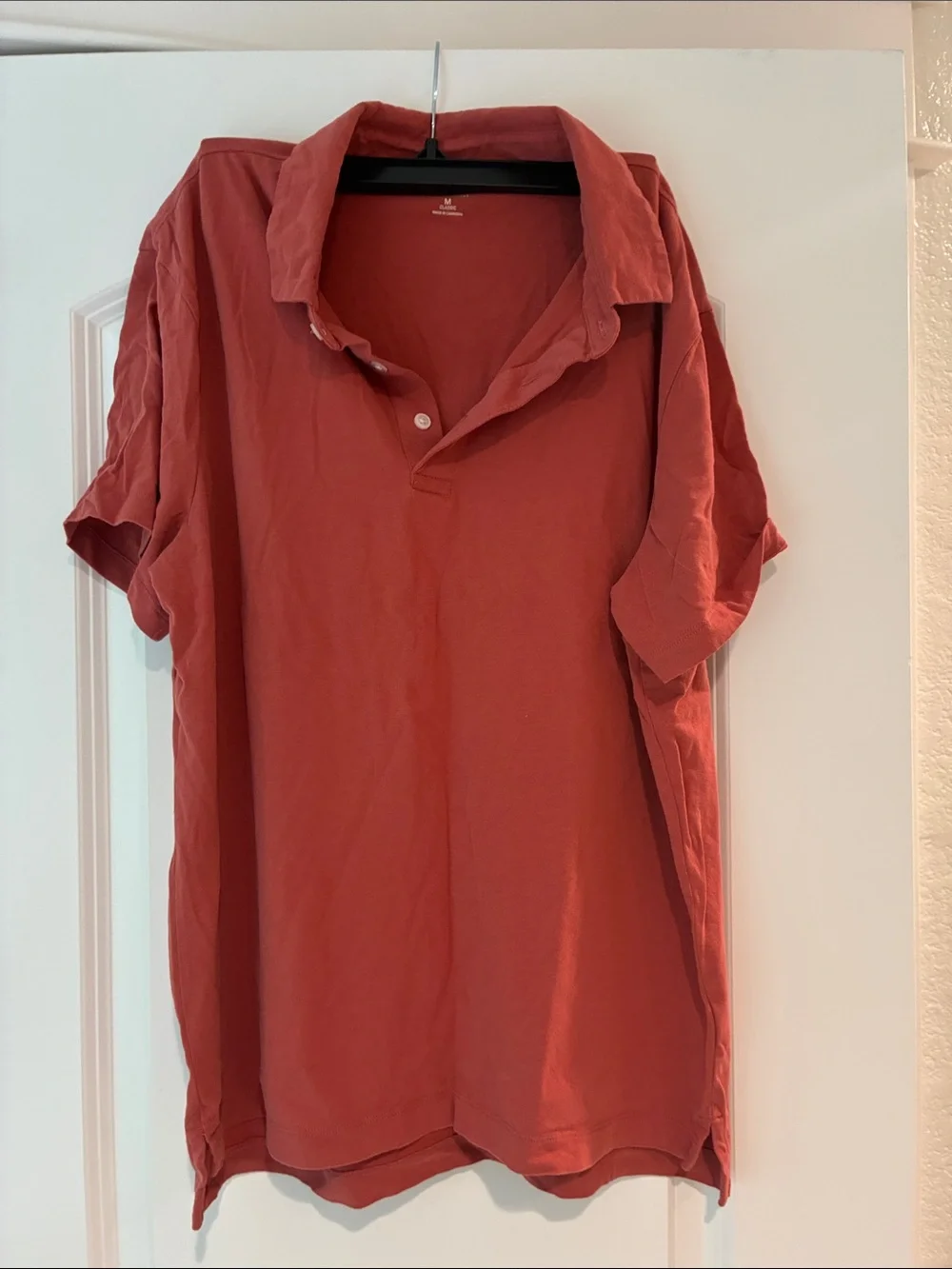 J. Crew Men's Polo Shirt in Rust